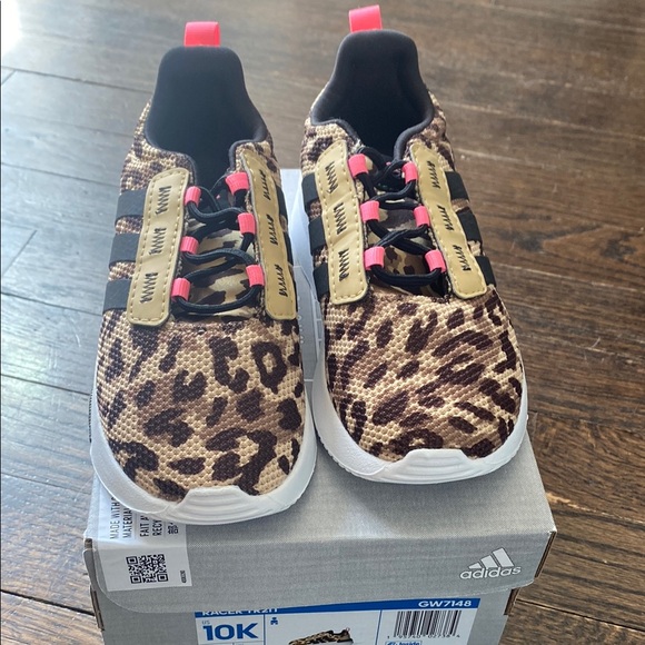 Adidas Kids Leopard Print Sneakers - Picture 2 of 7